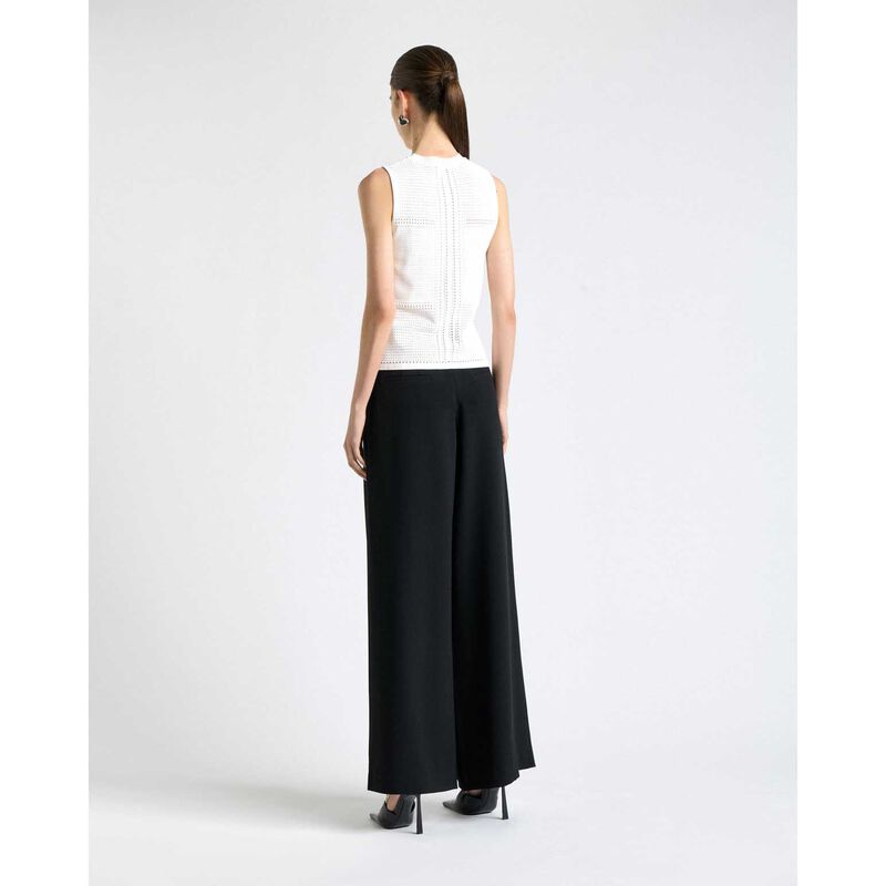 Cue Perforated Knit Tank Top image number 1